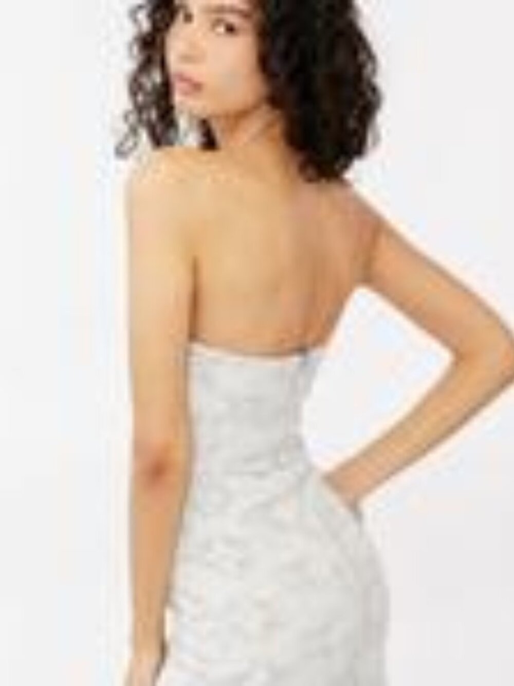 With Jean Mirabel Dress in White Lace - Size S